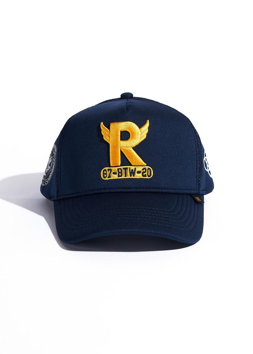 Reference Brand R Wing Trucker Navy Hat
