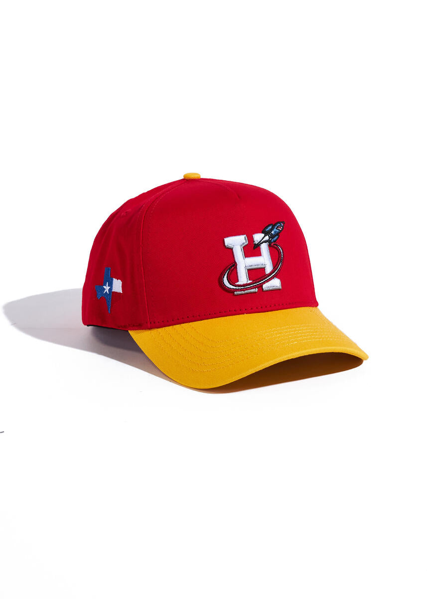 Reference Brand Red Yellow Hat Rocktros