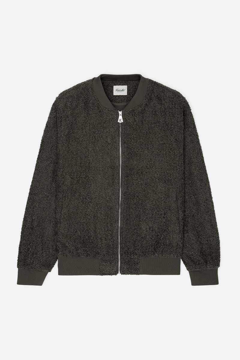 Kuwalla Plush Bomber Jacket
