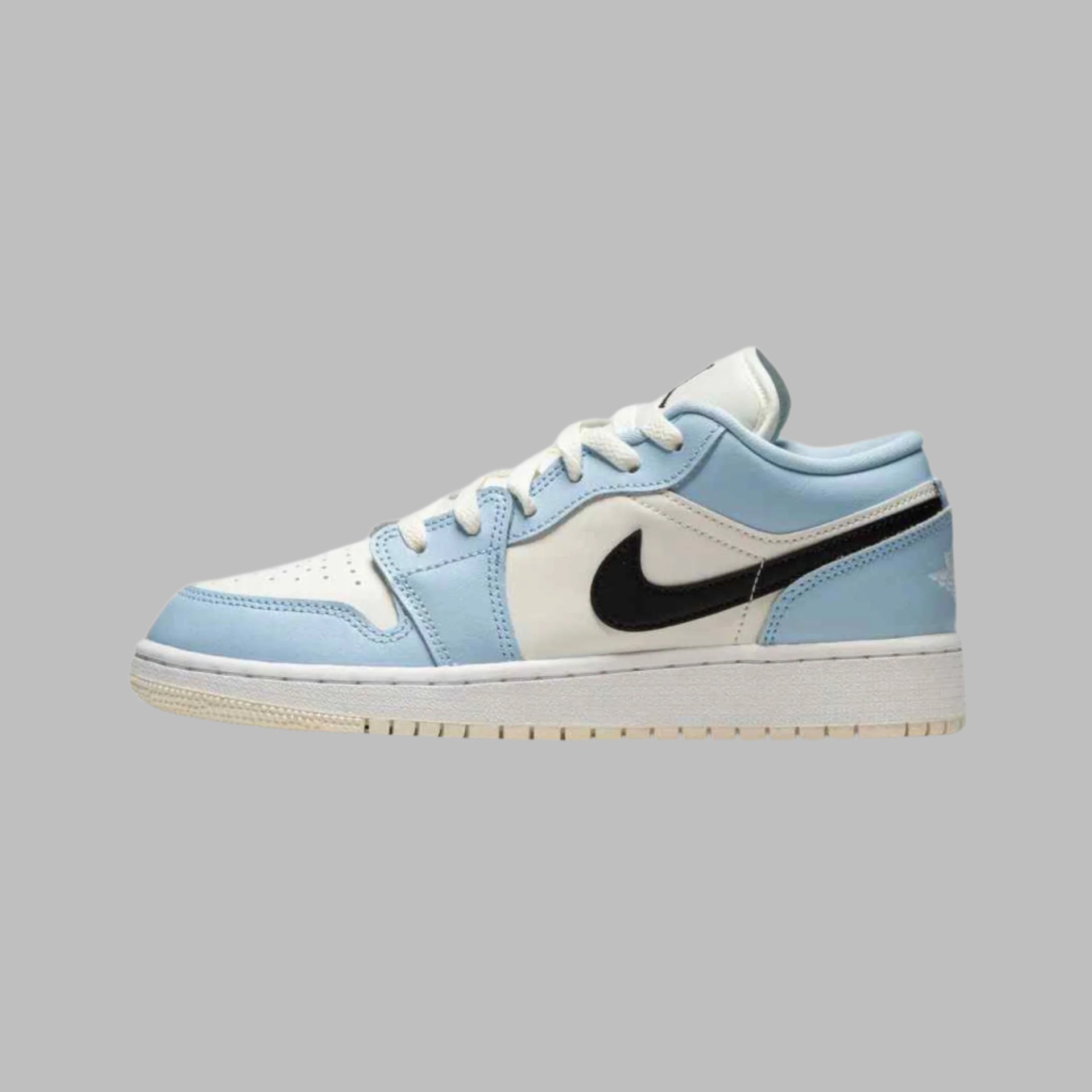 Air Jordan 1 Low Ice Blue Black GS