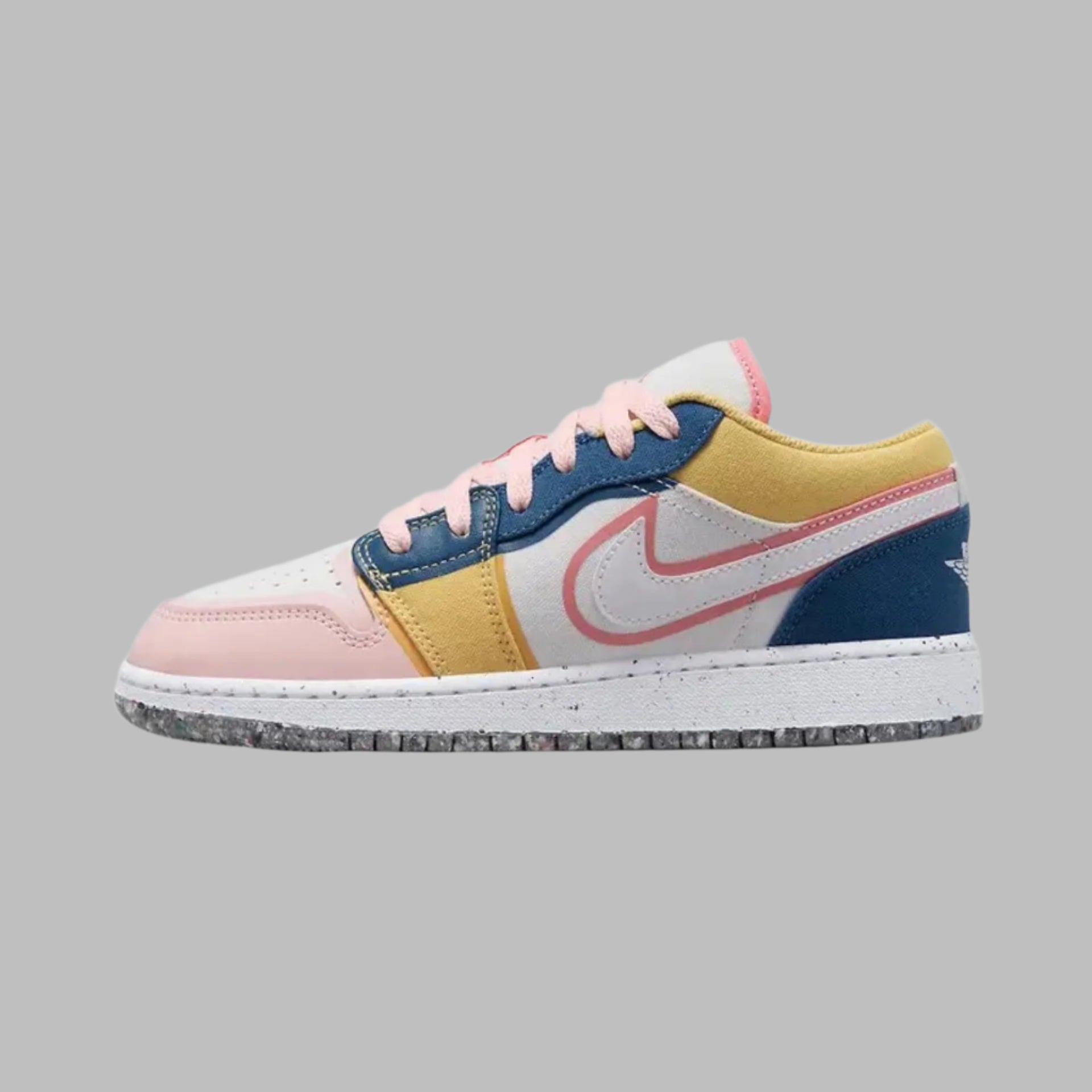Air Jordan 1 Low SE Multi Canvas GS