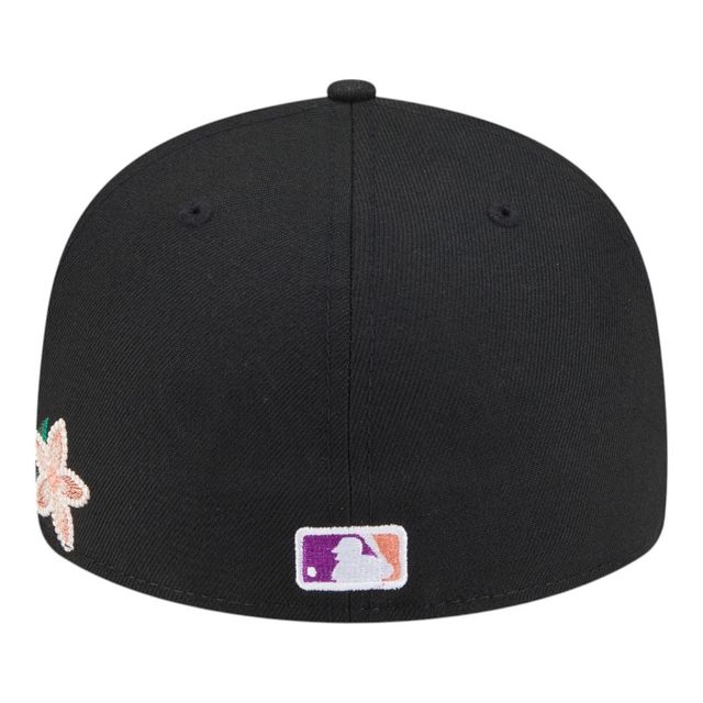 New Era New York Yankees Tonal Floral Fitted Black Hat