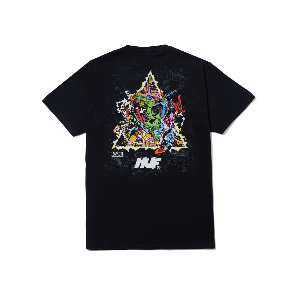 Huf x Avengers Cosmic Assemblage Black Tee