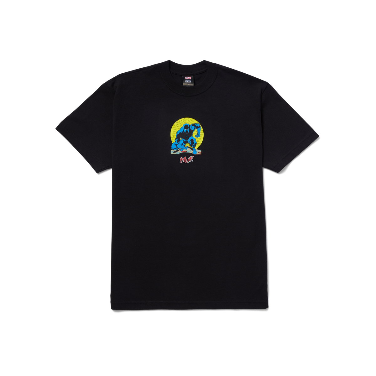 Huf X Avengers Night Prowling Black Tee