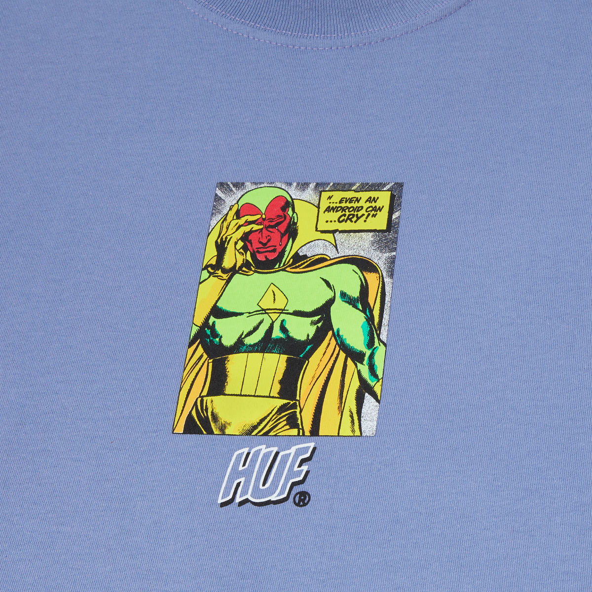 Huf X Avengers Sad Android Vintage Violet Tee