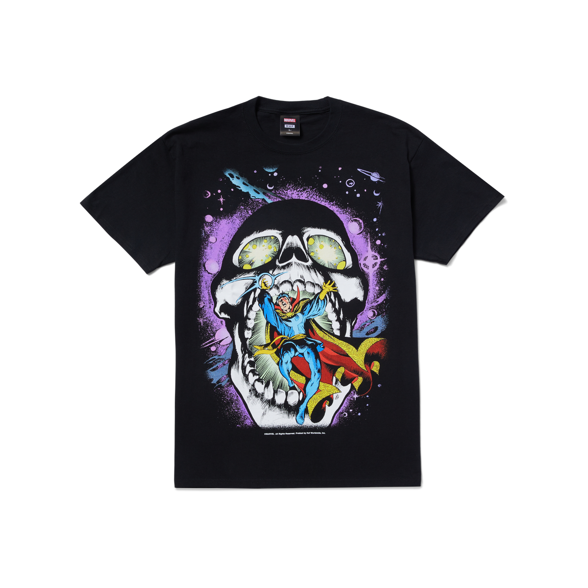 Huf X Avengers Strange Skull Tee