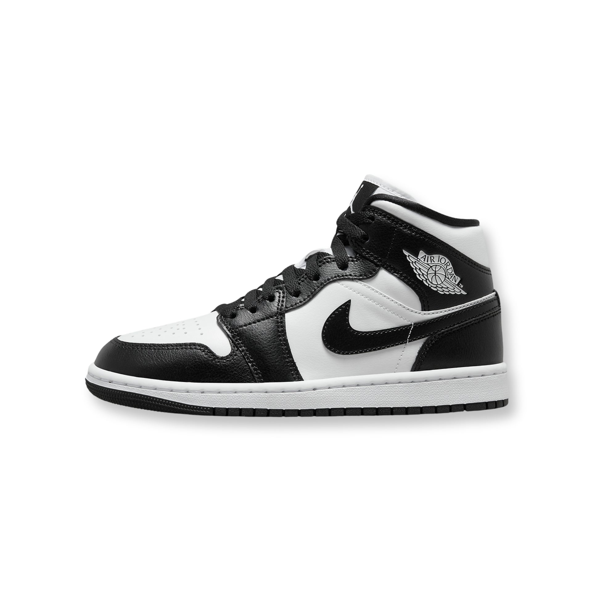 Air Jordan 1 Mid Black And White Panda
