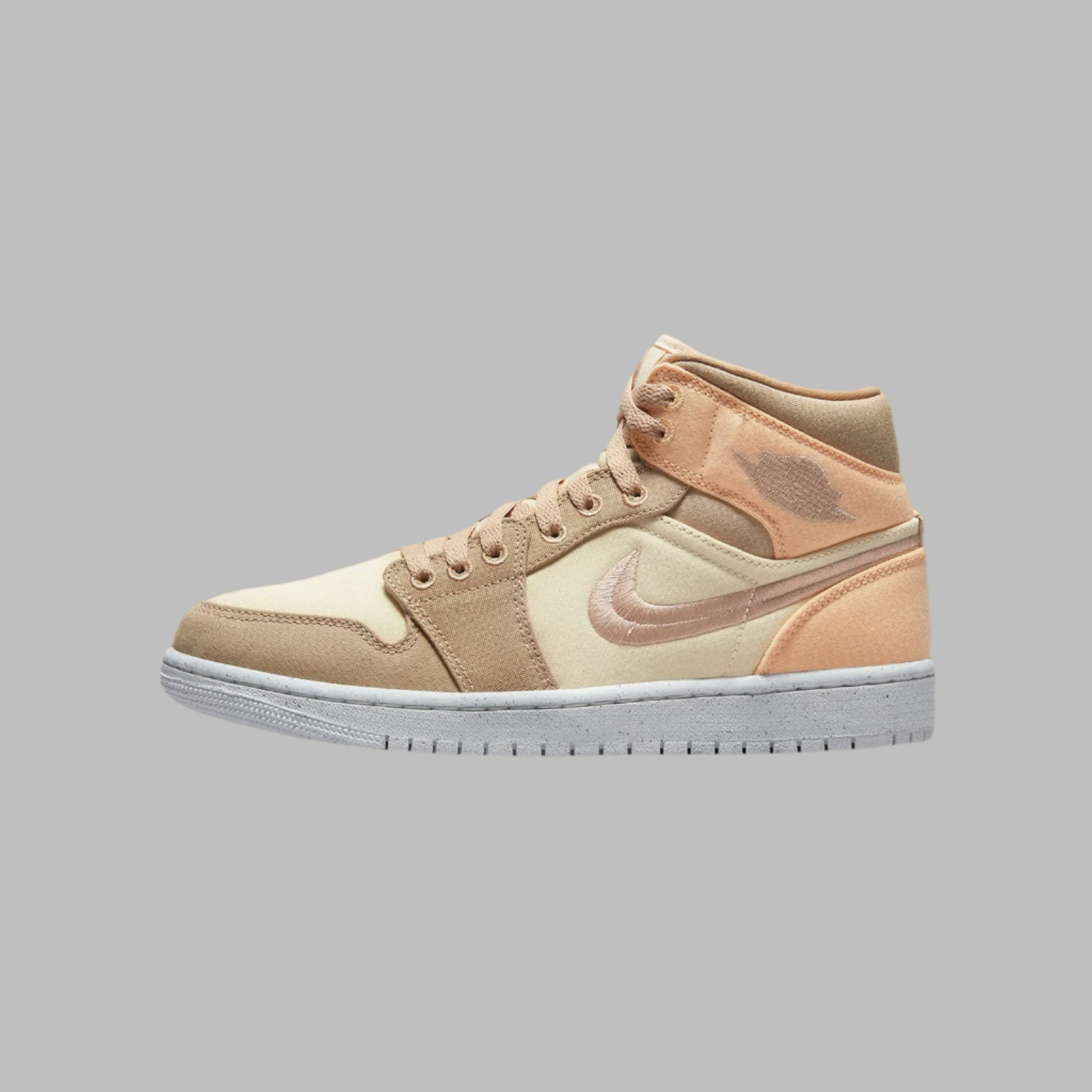 Jordan 1 Mid SE Canvas Khaki (Women's)