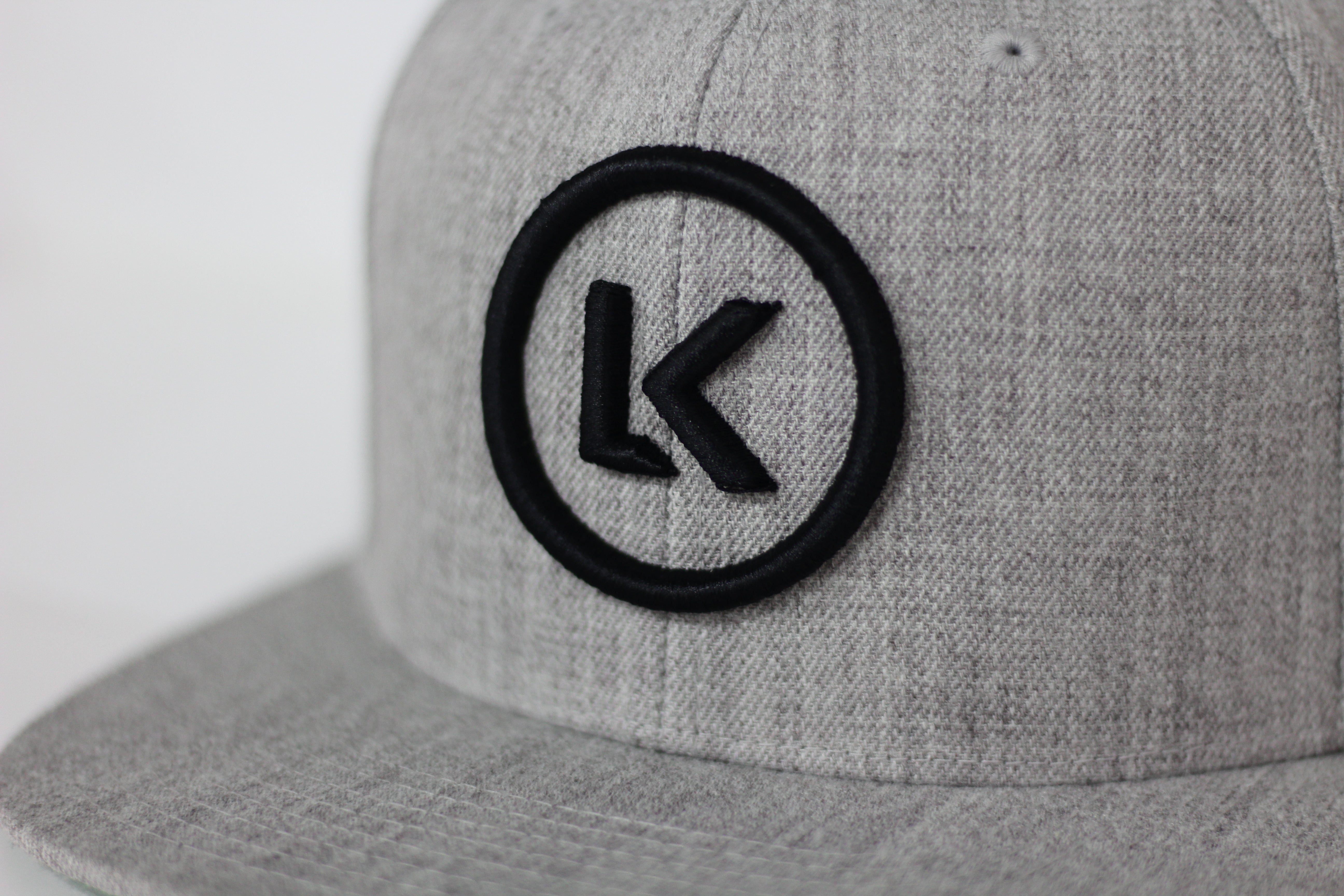 Legit Brand 3D Puff Snapback Hat Grey - Legitkicks.ca 