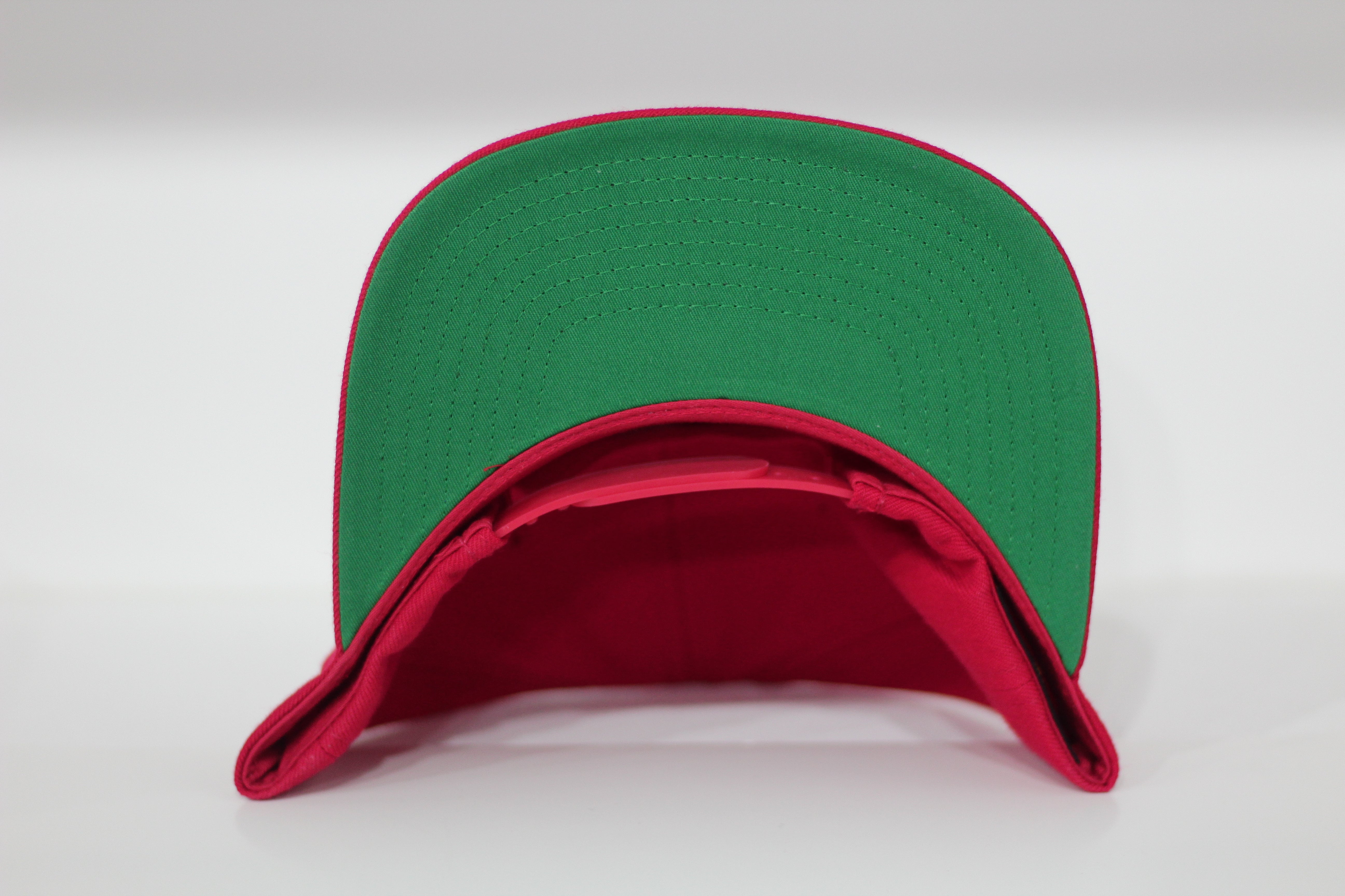 Legit 3D Puff Snapback Hat Red