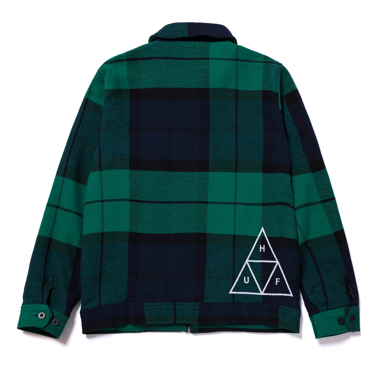 Huf X Pleasures Blackwatch Work Jacket Navy