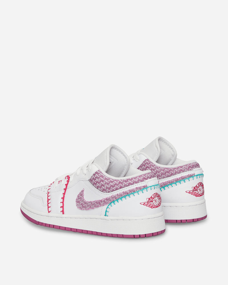 Jordan 1 Low White Light Bordeuax (GS)