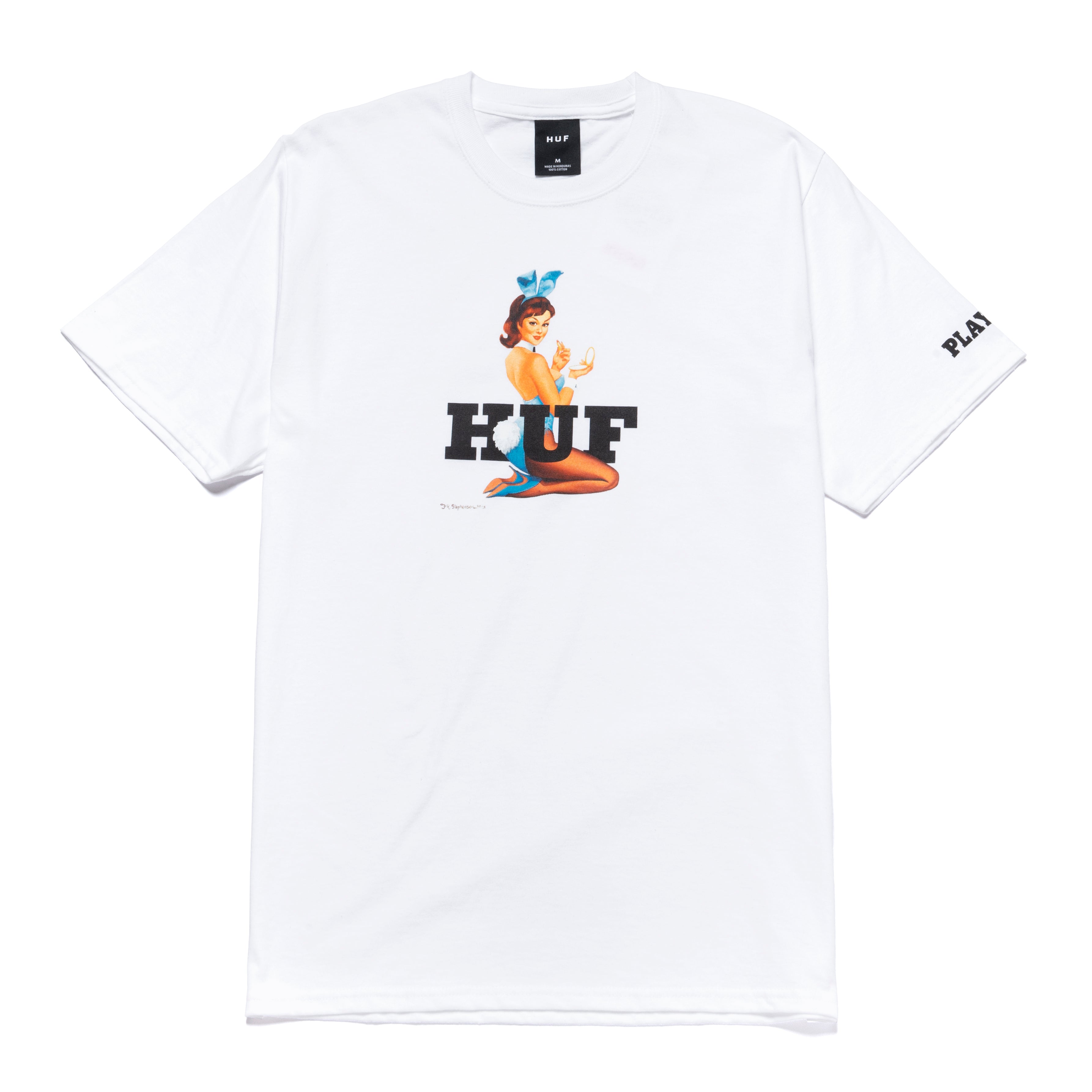 Huf X Playboy Bunny Logo Tee White