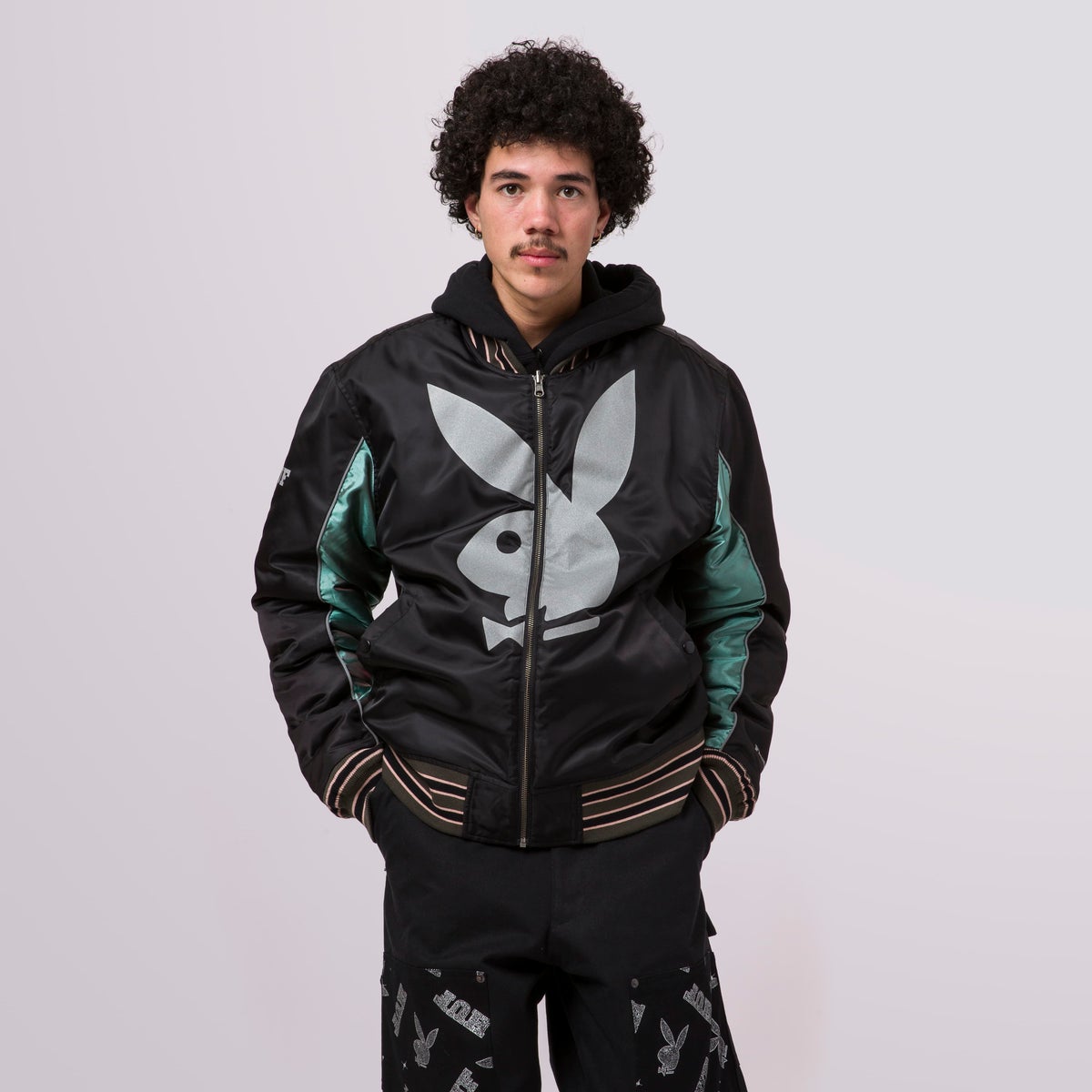 Huf X Playboy Reversible Bomber Jacket