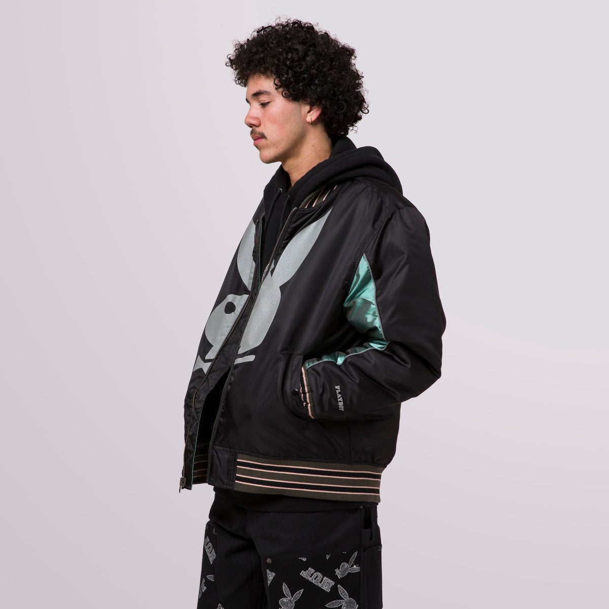 Huf X Playboy Reversible Bomber Jacket