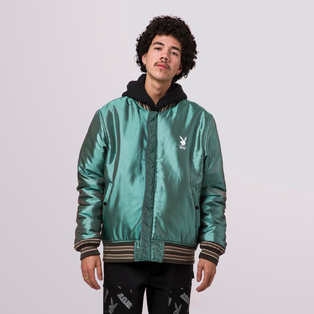 Huf X Playboy Reversible Bomber Jacket