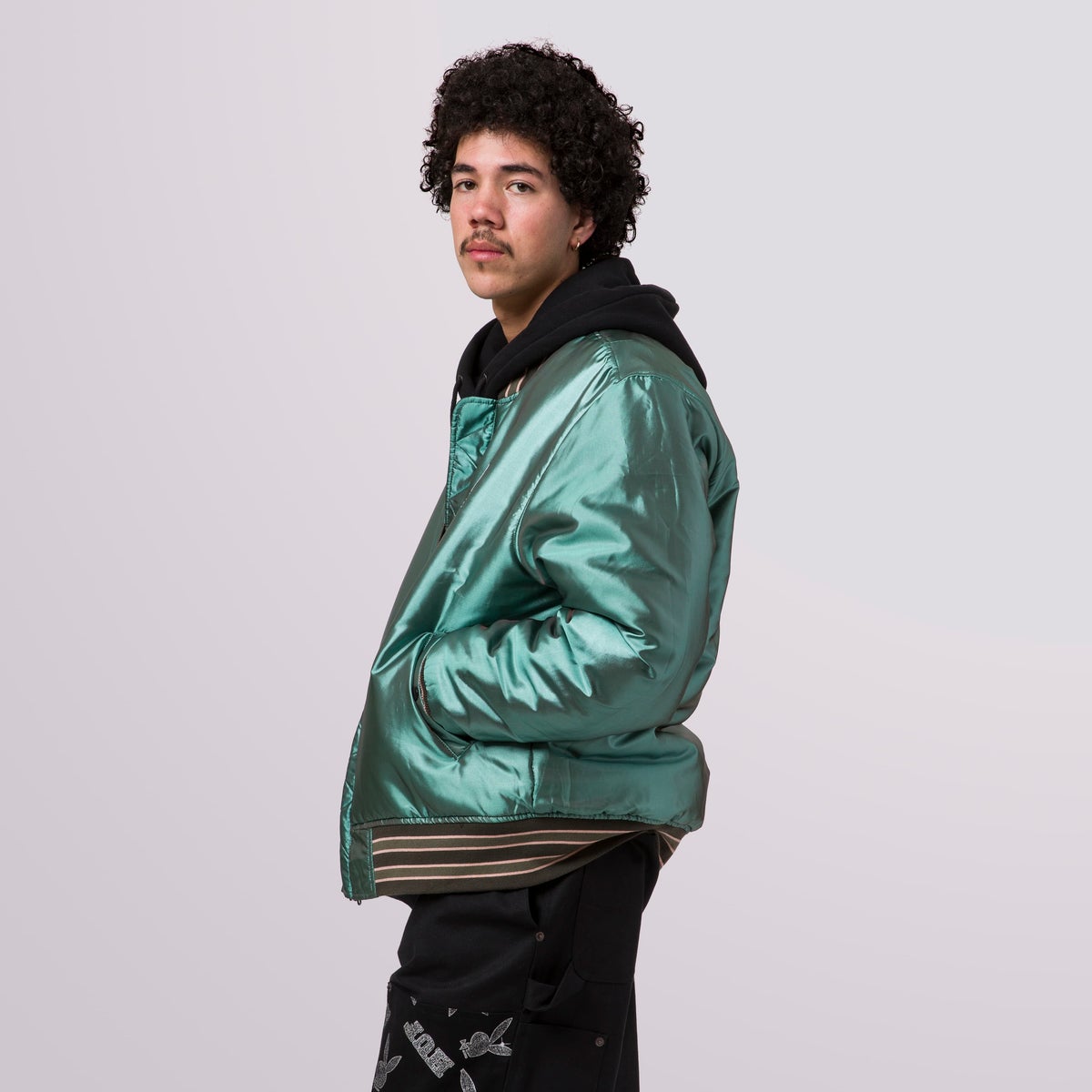 Huf X Playboy Reversible Bomber Jacket