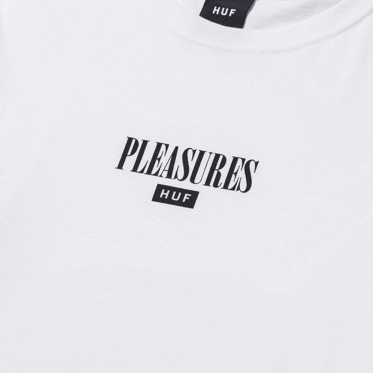 HUF x Pleasures Spore L/S Tee, White