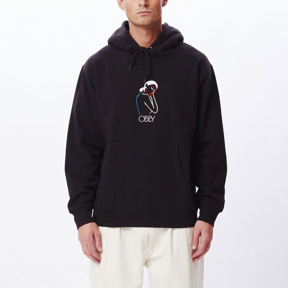 Obey Lady Hoodie Black
