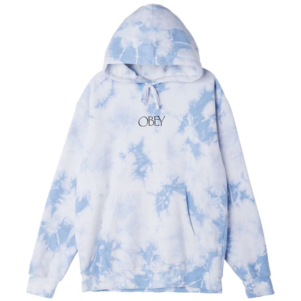 Obey Hoodie Unlimited Tie Dye Blue