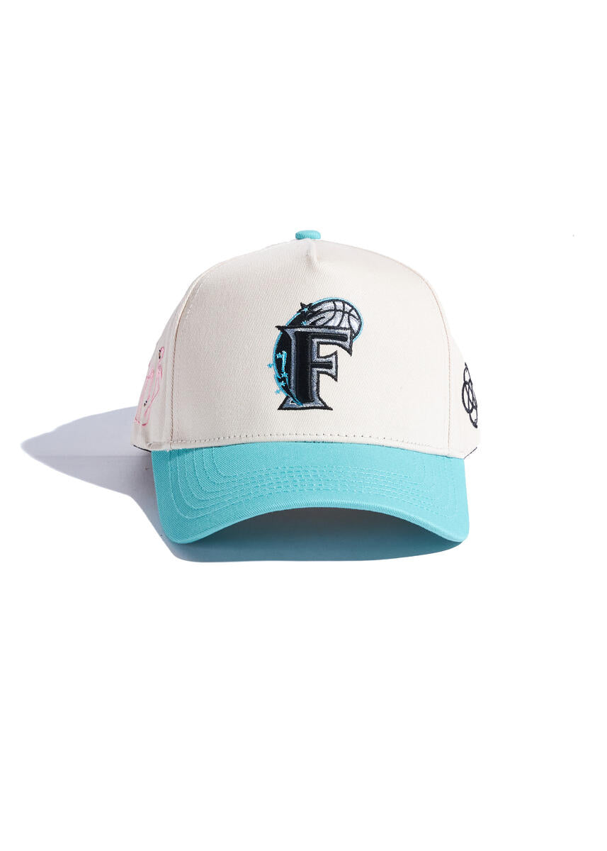 Reference Brand Hat Margic Cream Teal