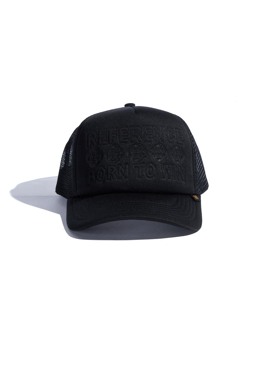 Reference Brand Tonal Embossed Trucker Hat