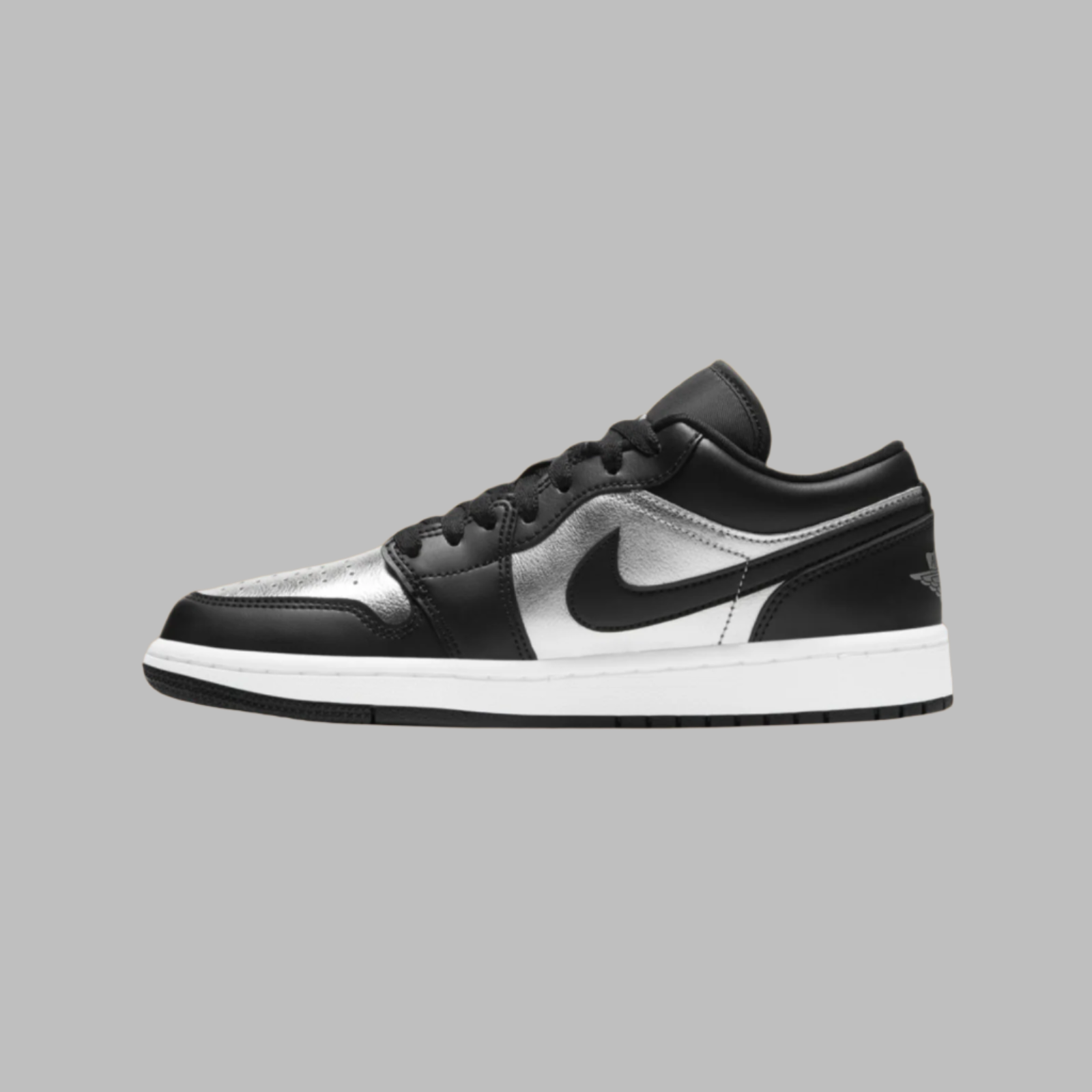 Jordan 1 Low SE Black Metallic Silver (Women's)