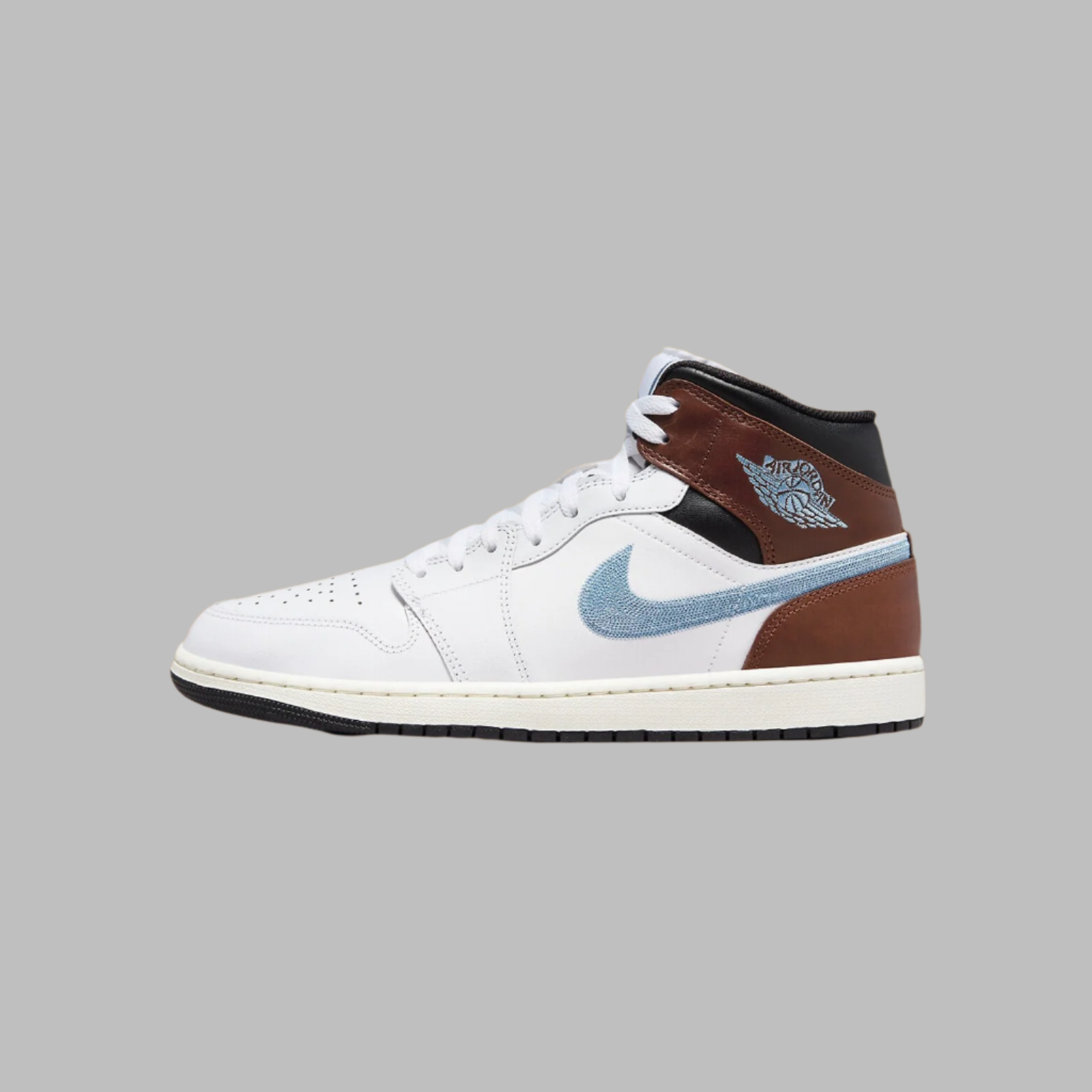 Jordan 1 Mid SE Brown Blue Grey