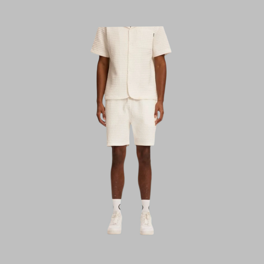 Kuwalla-Tee Heavy Waffle Shorts - White