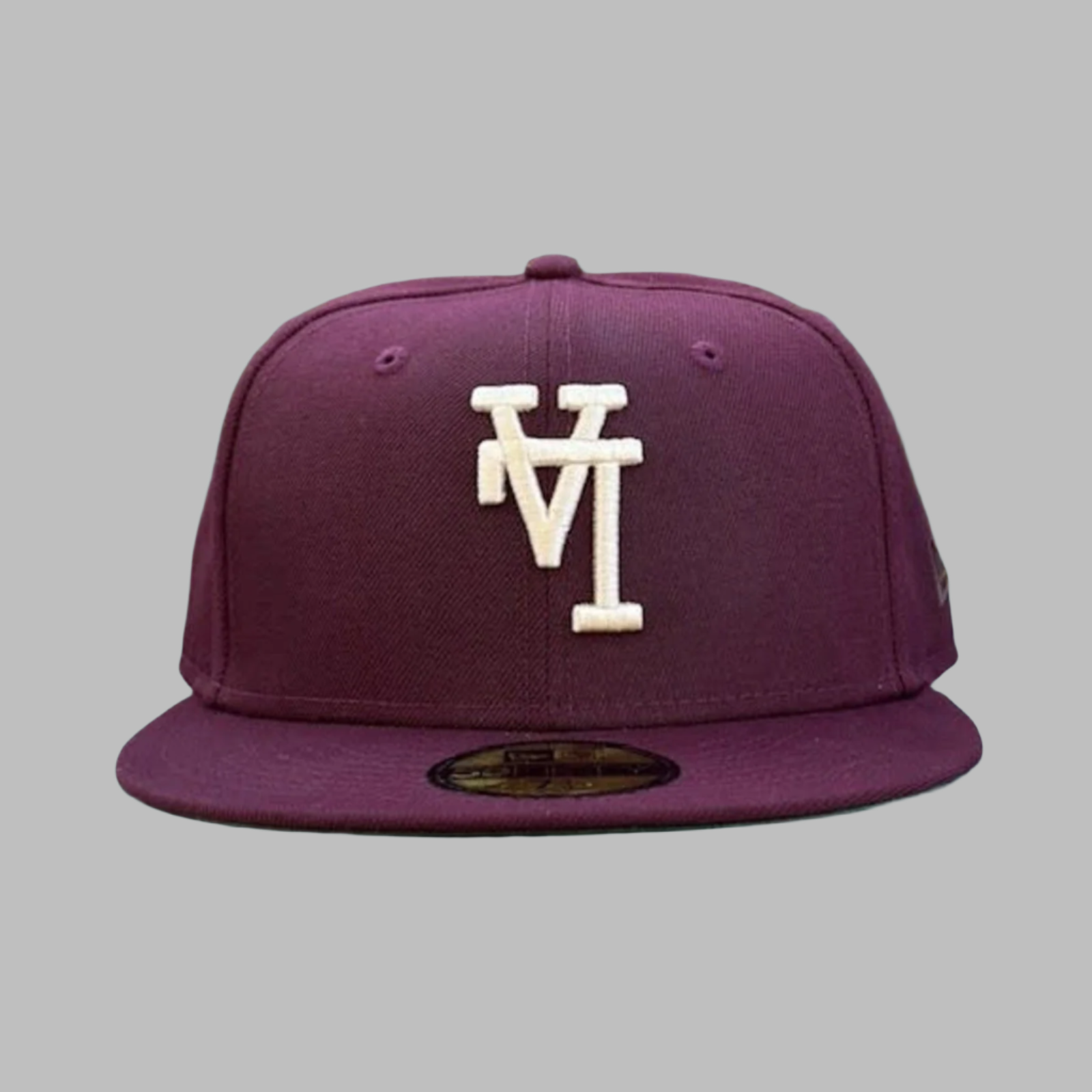 New Era LA Dodgers Maroon Upside Down Fitted