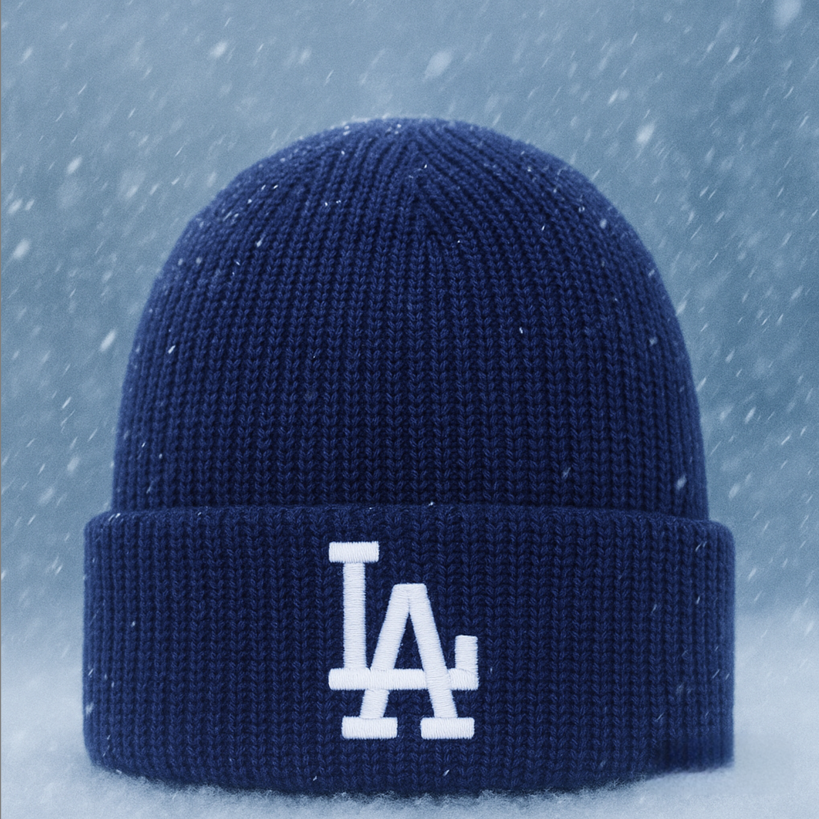 New Era LA Dodgers Beanie Knit Waffle OTC