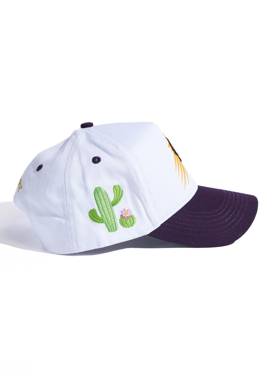 Reference Brand Sunbacks Purple White Hat