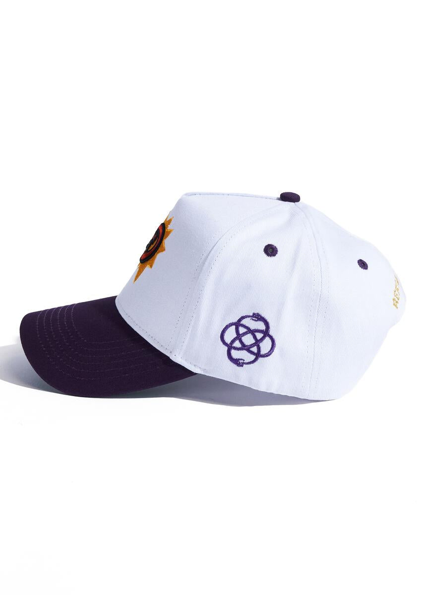 Reference Brand Sunbacks Purple White Hat