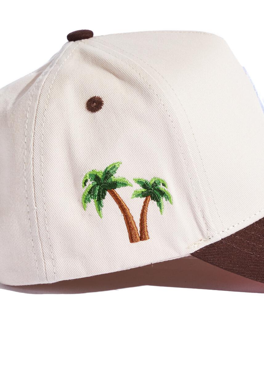 Reference Brand Paradise Cream Brown hat