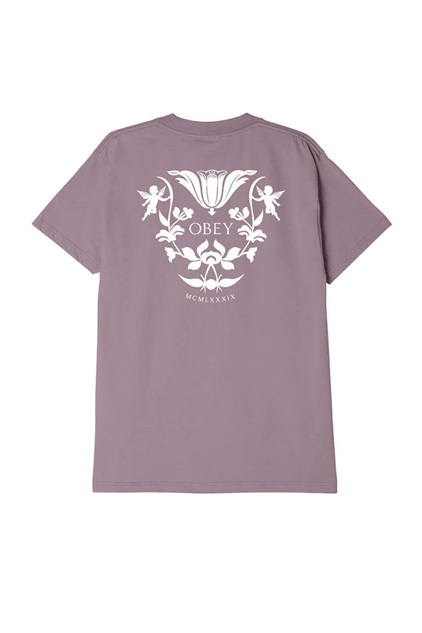 Obey in Bloom Tee Classic Tee Lilac