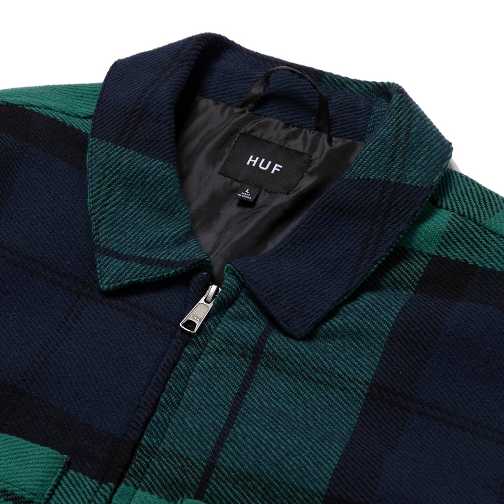 Huf X Pleasures Blackwatch Work Jacket Navy