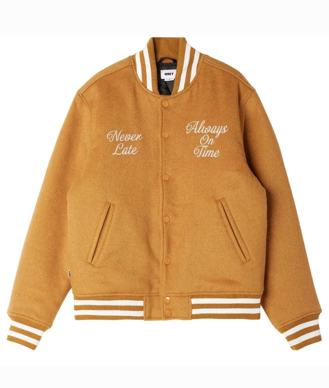 Obey Time Varsity Jacket