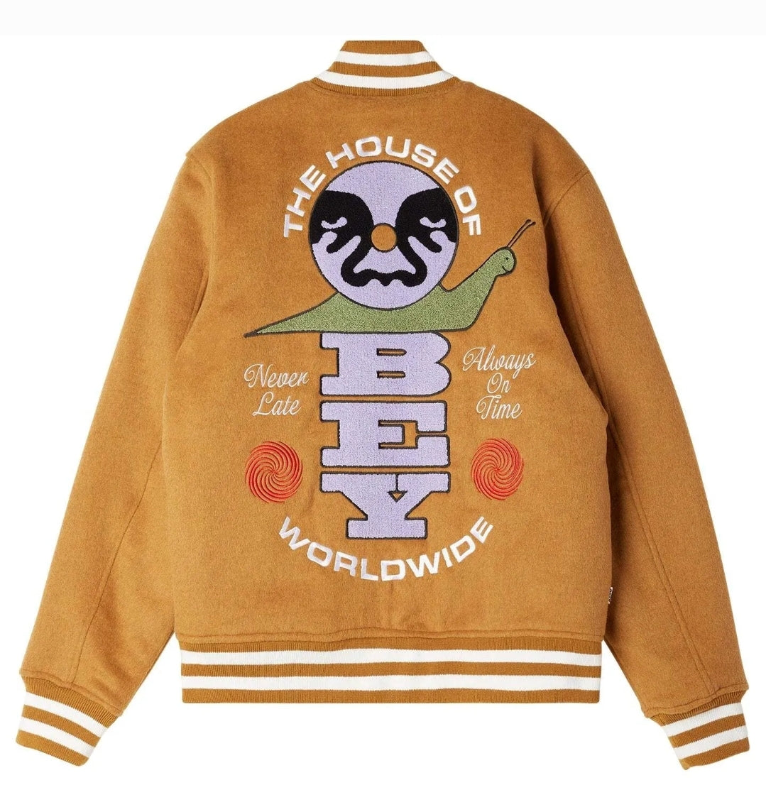 Obey Time Varsity Jacket