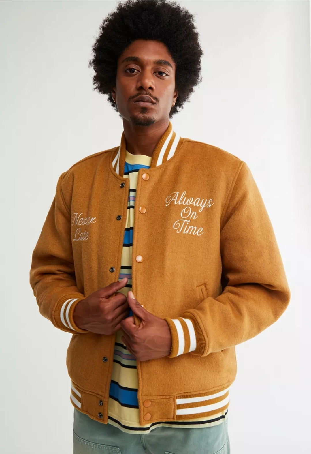 Obey Time Varsity Jacket