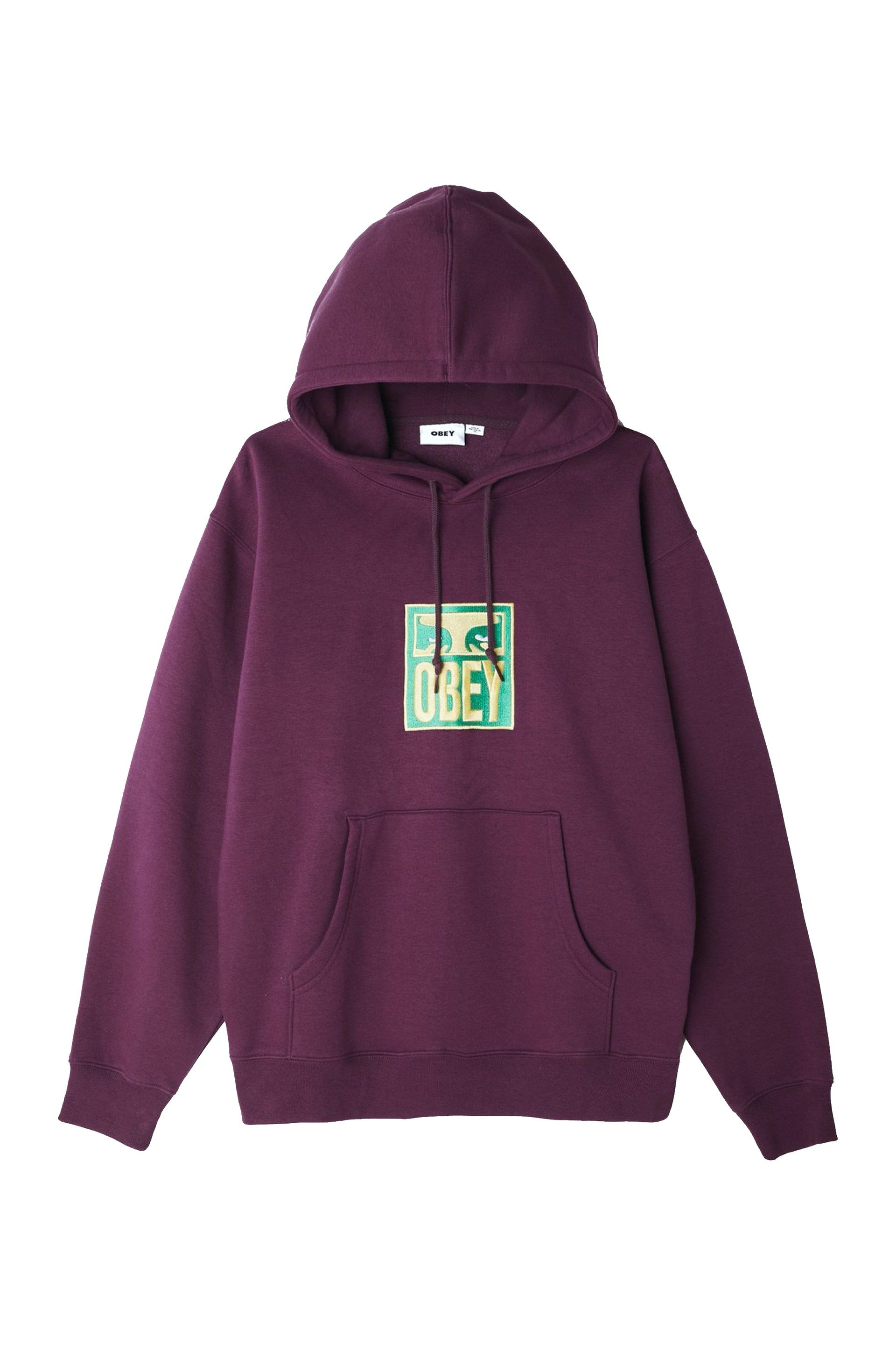 Obey Stack Hoodie Blackberry Purple - Legitkicks.ca 