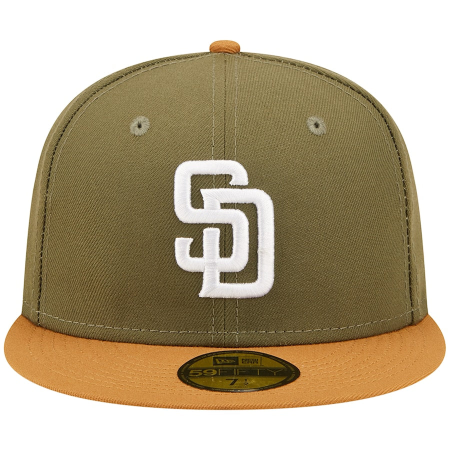 New Era San Diego Padres Hat 2 tone olive Brown