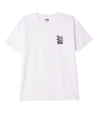 Obey T-shirt Flower Rubylith White