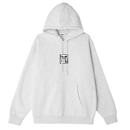 Obey Hoodie Icon Eyes Box Fit Ash