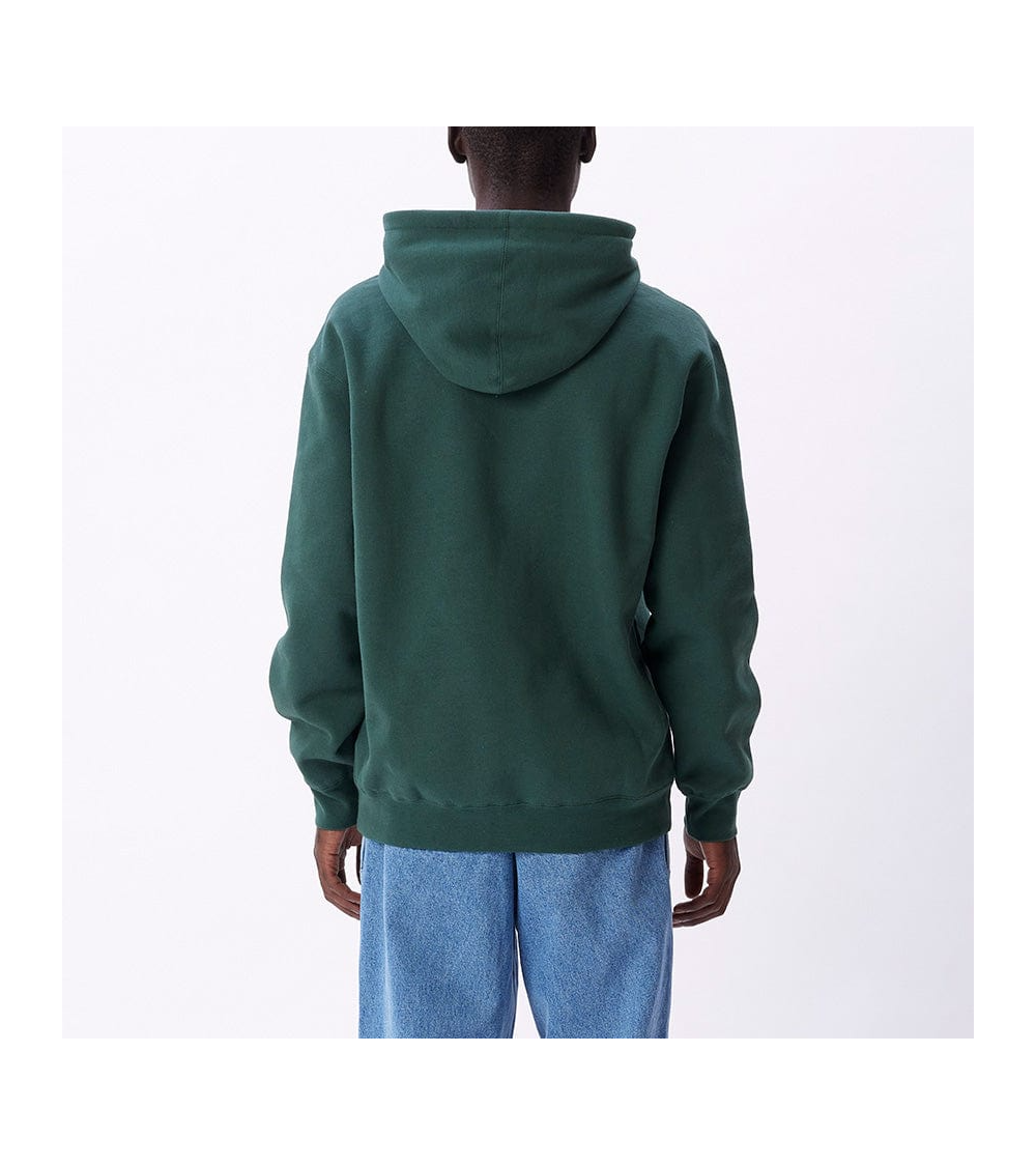 Obey Sribbles Extra Heavy Green Pullover Hoodie